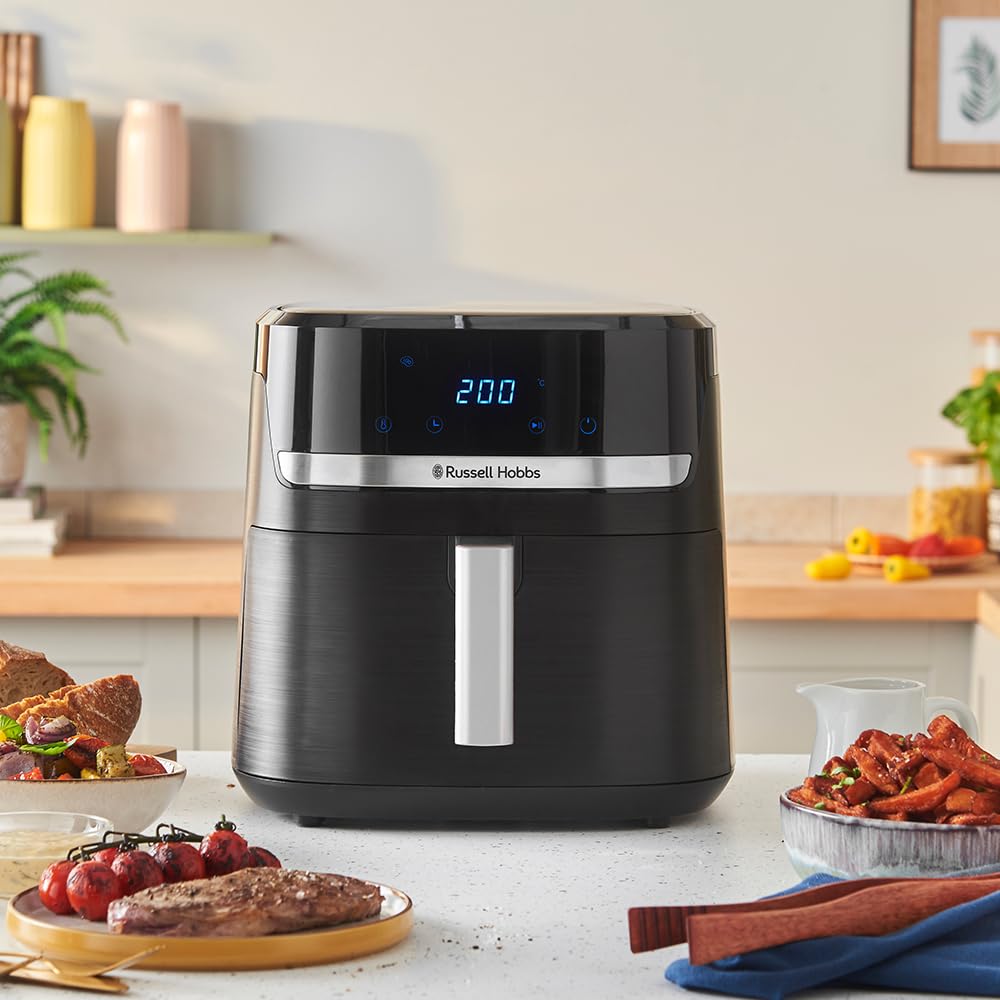 Russell Hobbs SatisFry XXL 8,3 L Heißluftfritteuse – Rapid Air, 9 Programme, leise, Schwarz