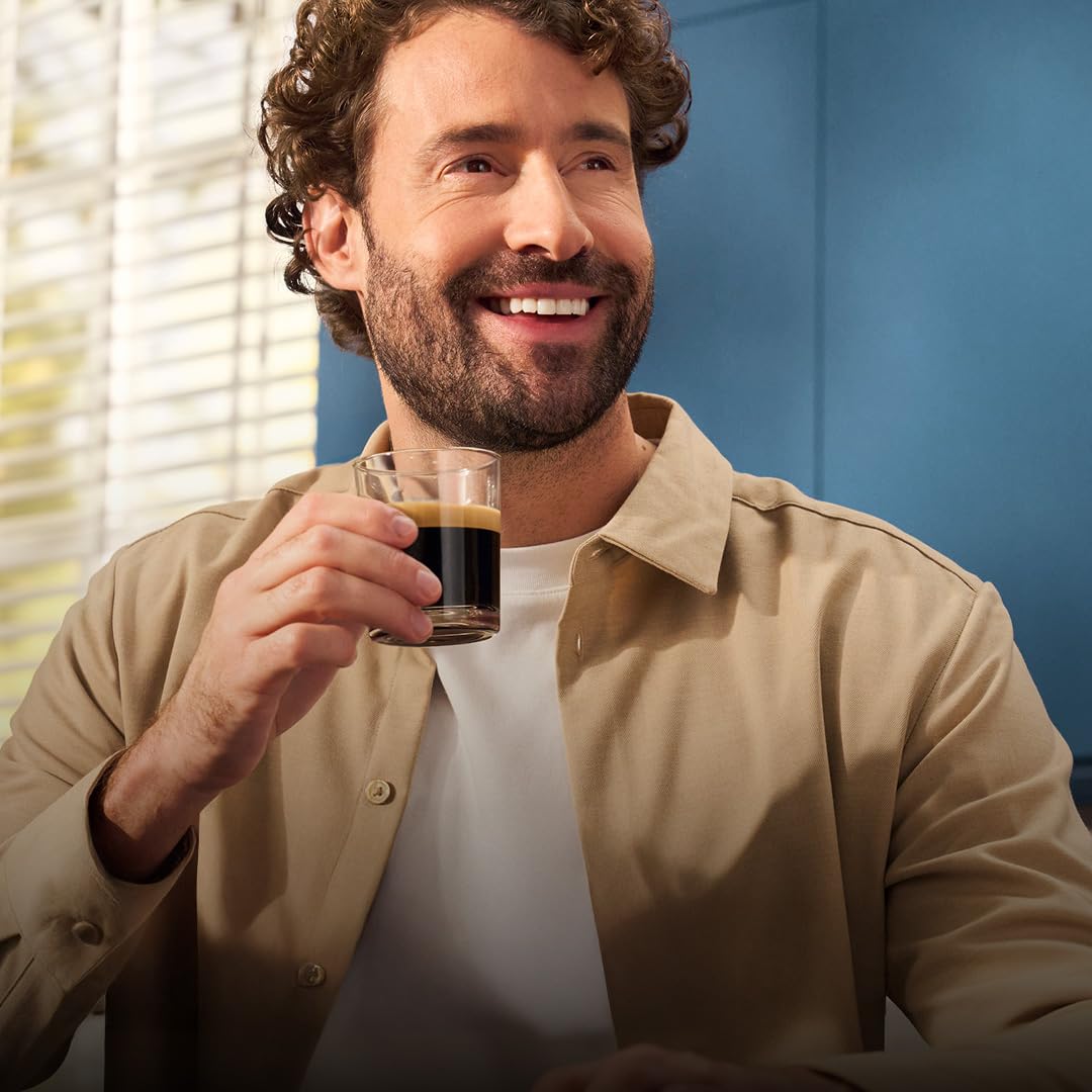 Philips 5400 Series Kaffeevollautomat – EP5441/50, LatteGo Milchsystem, 12 Kaffeespezialitäten, Mattschwarz