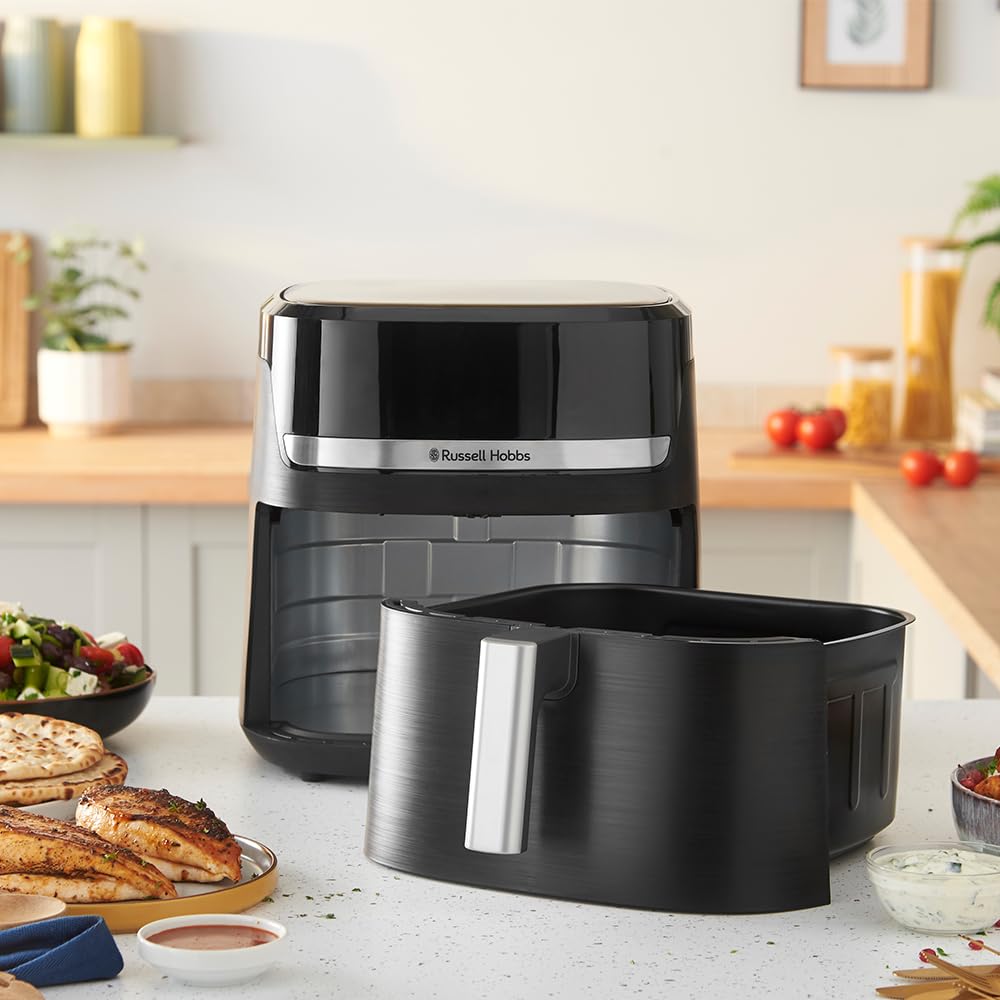 Russell Hobbs SatisFry XXL 8,3 L Heißluftfritteuse – Rapid Air, 9 Programme, leise, Schwarz