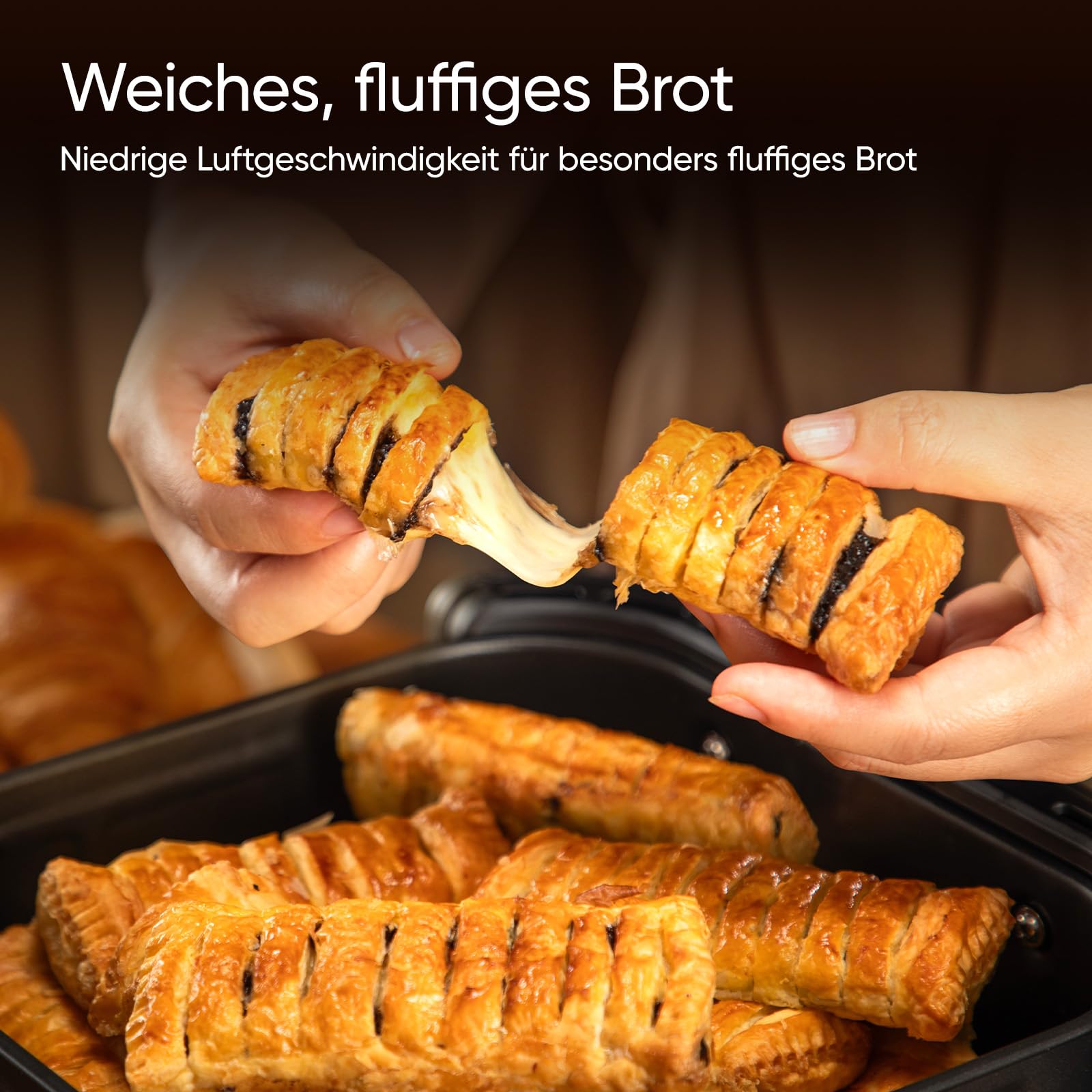 COSORI Turbo Tower Pro Airfryer 10,8L – Keramikbeschichtung, DualBlaze, 2 Kammern, DC-Motor