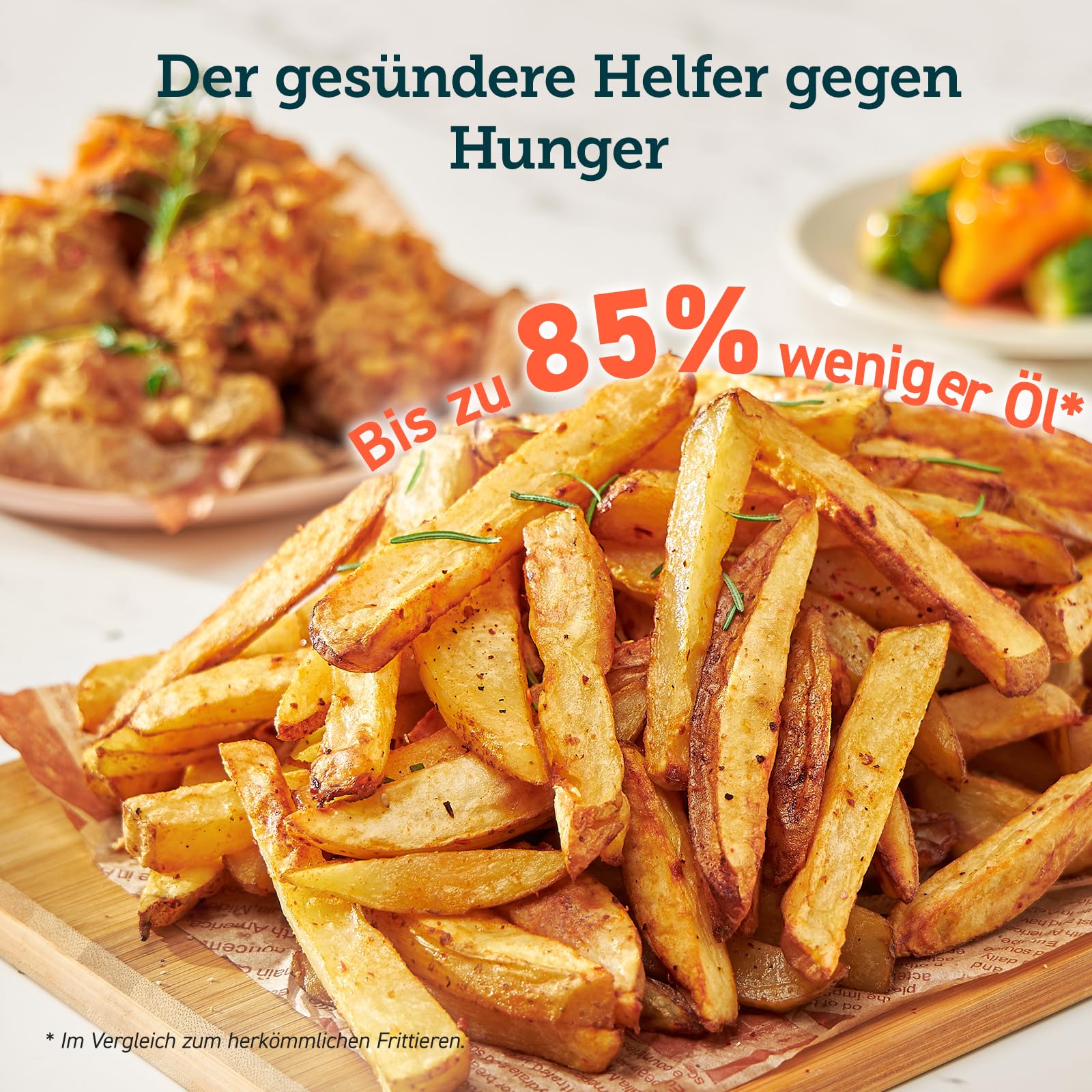 COSORI CP158-AF Heißluftfritteuse XXL 5,5 L – Testsieger 2024, 11-in-1, Schwarz